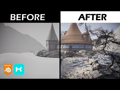 New free Blender addon for terrain creation: Mesh Wrap