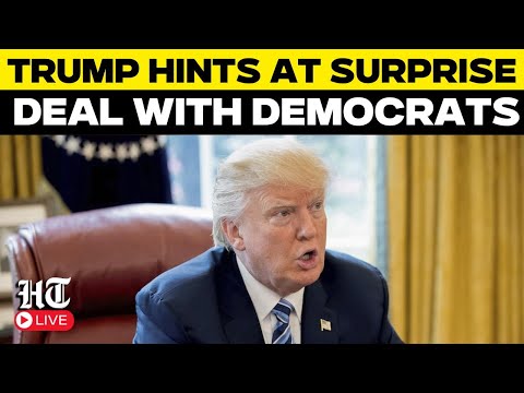 Donald Trump Live | Trump Hints at Surprise Healthcare Deal With Democrats on Shutdown | US News
