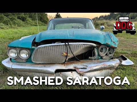 WRECKED Beyond Salvation... Will This 1960 Chrysler Saratoga Run And Move After 39 Years?