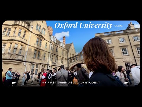 My first week at Oxford University// Oxford law student vlog