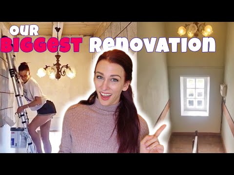 The MOST difficult Renovation in our French Farmhouse (THE ENTIRE STAIRWAY)