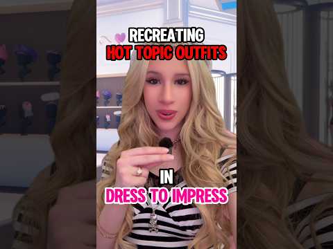RATE My HOT TOPIC FITS in DRESS TO IMPRESS on ROBLOX! ⭐️⭐️⭐️⭐️ @hottopic
