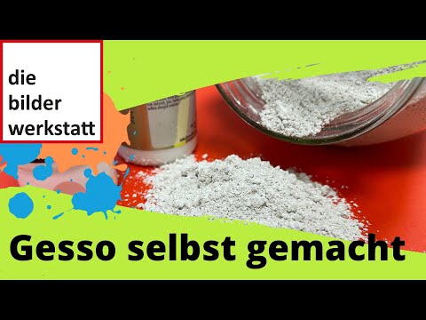 Gesso quickly made yourself