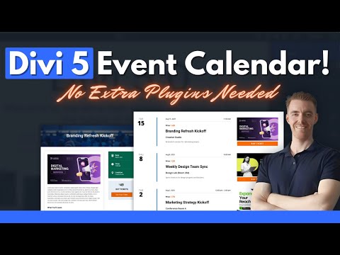 Divi 5 Event Calendar Tutorial – Loop Builder & Custom Fields