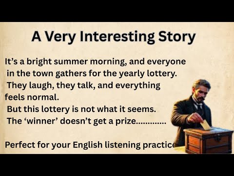 Improve Your English | Learn English Story Level A2   |The Lottery