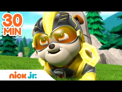 Mighty Rubble Super Charged Up Rescues! ⚡️ | 30 Minute Compilation | Rubble Official