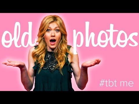 KAT MCNAMARA Reacts To Old Photos | #TBT Me