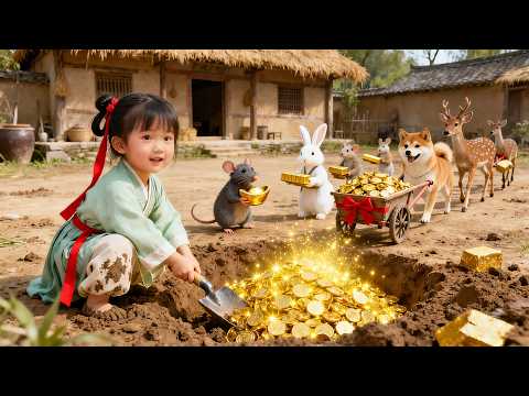 【一口氣看完】善良夫妻饥荒年收養5岁棄嬰！没想到萌寶天生能聽懂萬物心聲，幫助全家一次次化險為夷逆天改命，被全家上下寵成小公主！#豪门 #逆袭 #爽剧 #短剧