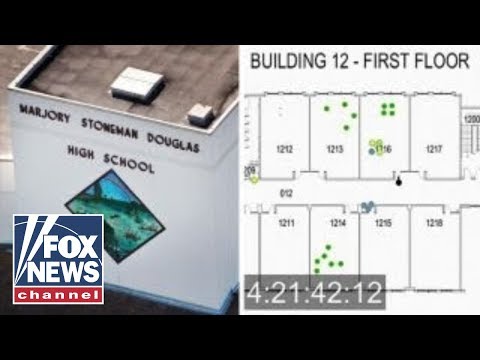 Chilling animation: Parkland shooter's movements in school