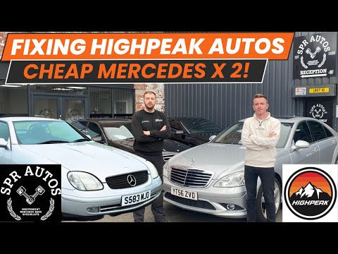 FIXING HIGH PEAK AUTOS CHEAP MERCEDES SLK & S-CLASS!  SHOULD YOU BUY A CHEAP MERCEDES?