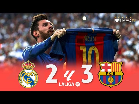 Real Madrid 2 x 3 Barcelona ● La Liga 16/17 Extended Goals & Highlights ᴴᴰ