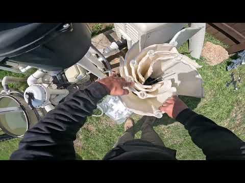 Dirt keeps blowing back in my pool! DE filter cleaning, repair and reassembly POV