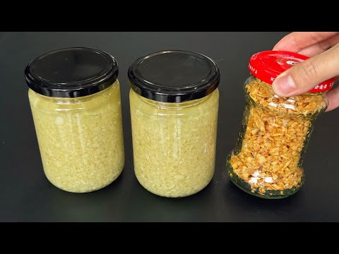 The Best Way to Preserve Garlic Paste: Fresh and Flavorful for a Year❗ニンニクペーストの保存法、1年経っても香りが豊か❗#保存蒜蓉