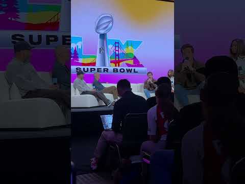 Charlie Puth at the Apple Music halftime show press conference for Super Bowl LX ￼