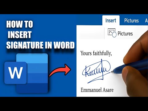 How to Insert a Signature in Microsoft Word (No Scanner or Printer Needed!)