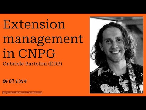 Extension Ecosystem: Improving the PostgreSQL Extensions Experience in Kubernetes with CloudNativePG