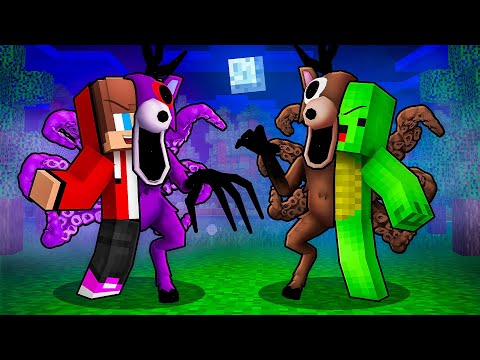 JJ and Mikey Shapeshift to 99 NIGHTS IN THE FOREST in Minecraft - Maizen