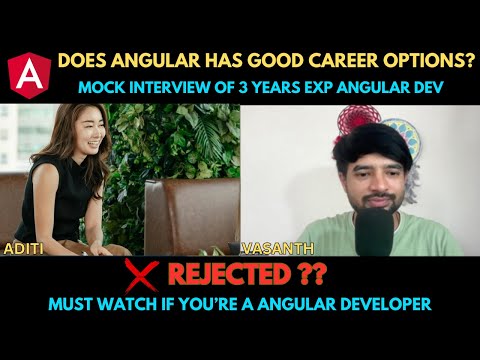 @Angular  developer mock interview | 3 years of experience | Should someone learn Angular in 2024 ?