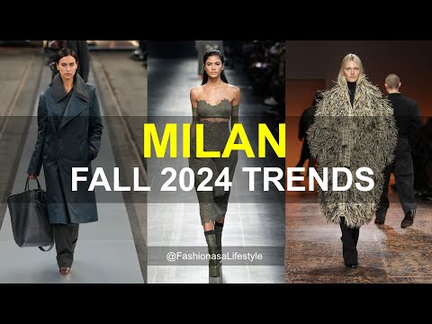 MILAN 🍁🍂FALL 2024 TRENDS (23 collections) #milanfashionweek #fashion #fashiontrends #trending