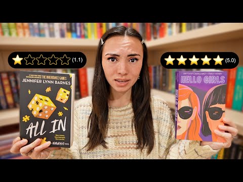 reading the lowest and highest rated book on my shelf