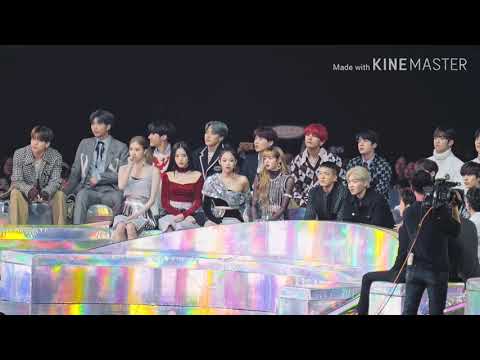 BTS REACTION TO BLACKPINK MMA 2018
