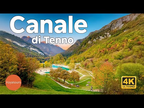 Canale di Tenno, Trentino (Italy) - Walking Tour (4K 60fps)
