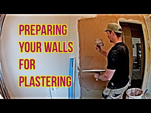 Preparing Your Walls For Plastering (Plastering For Beginners)