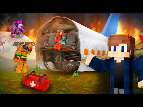МАЙНКРАФТ, НО МЫ ПОПАЛИ В АВИАКАТАСТРОФУ!