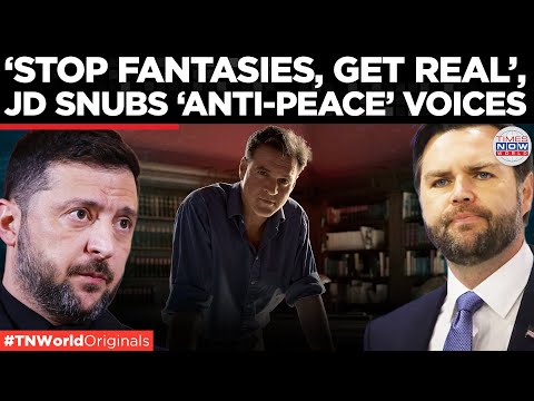 NO WEAPONS, NO MONEY: JD Vance Responds To Zelensky and ‘Anti Peace’ Journalist | Times Now World