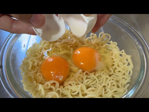 Do you have instant noodles and eggs at home? Time-saving breakfast recipes for busy people