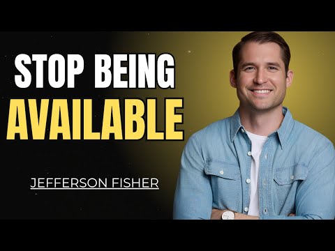 "Stop Being Available | Jefferson Fisher Motivational Speech"