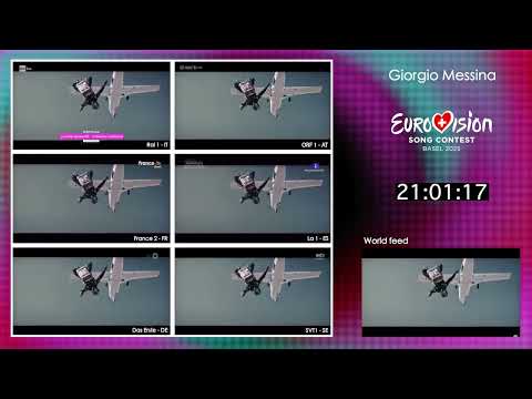 How TVs joined the Eurovision 2025 Grand Final (adapted from @RadioGiorgio)