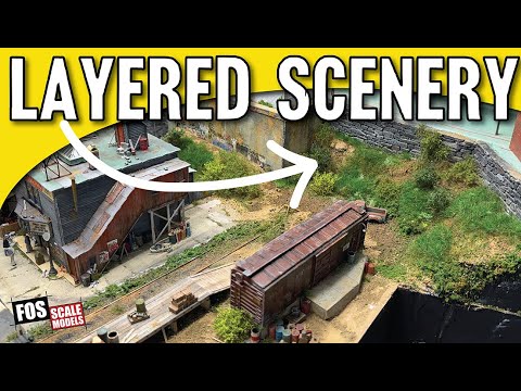 Layered Scenery for Your Model Railroad