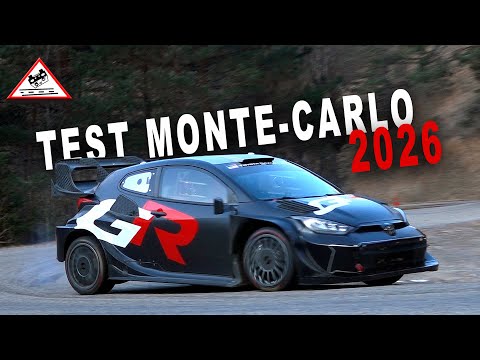 Test Elfyn Evans Rallye Monte-Carlo 2026 | Toyota Yaris GR Rally1 [Passats de canto]