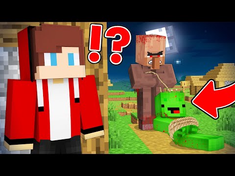Why EVIL VILLAGERS Want to KILL JJ and Mikey at Night in Minecraft - Maizen
