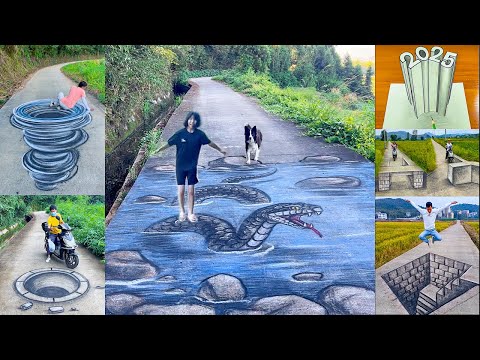 Amazing 3D Painting Art , The Best Street Art 3D Optical Illusion