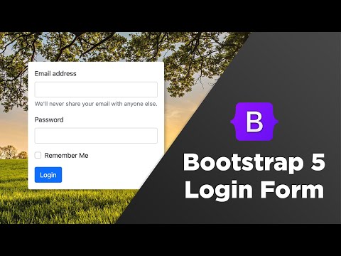 Bootstrap 5 Responsive Login Form // Responsive Web Design