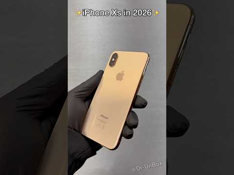 iPhone Xs in 2026✨ Gold Stainless Steel Hands On and Review✨ #shorts #trending #iphone #apple #viral