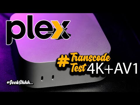 M4 Mac Mini 4K Plex Transcode Test! Apple Silicon #Remux #AV1 #GeekShhh