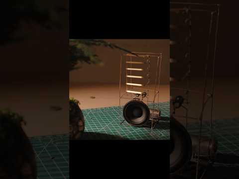 Satisfying DIY LED Flashing Music Speaker (Sound Reactive!)  #diy  #satisfyingdiy   #asmr