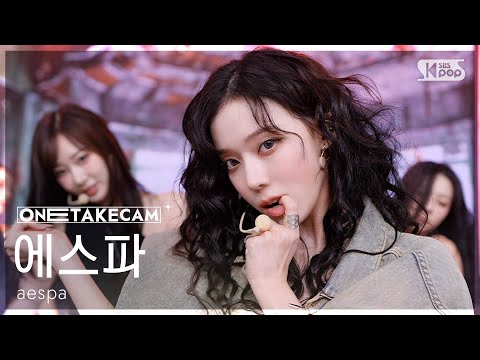 [단독샷캠4K] 에스파 'Dirty Work' 단독샷 별도녹화│aespa ONE TAKE STAGE│@SBS Inkigayo 250713