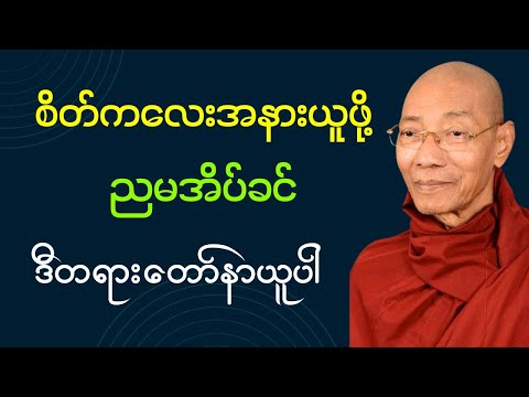 စိတ်ကလေးအနားယူဖို့ မအိပ်ခင်မှာ ဒီတရားတော်ကိုနာယူပါ…(ပါချုပ်ဆရာတော်ဘုရား) #တရားတော်များ #တရားတော် 