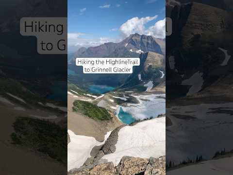 Hiking to Grinnell Glacier #glacier #glaciernationalpark #nationalpark #nps #hikingroutes #montana