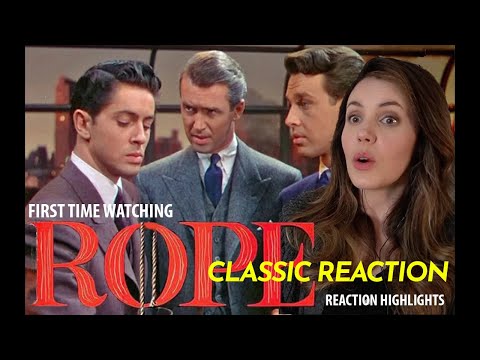 Cami loved Hitchcock's ROPE (1948) Movie Reaction FIRST TIME WATCHING [Reissue]