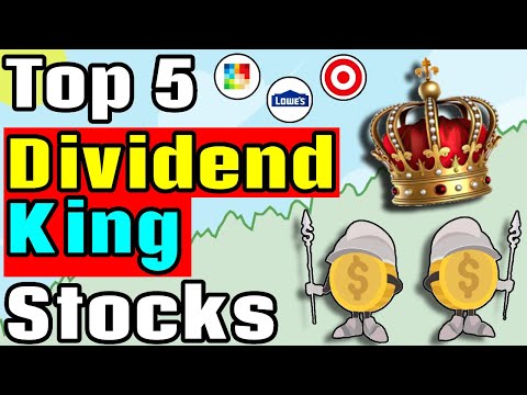 The Top 5 Dividend King Stocks!