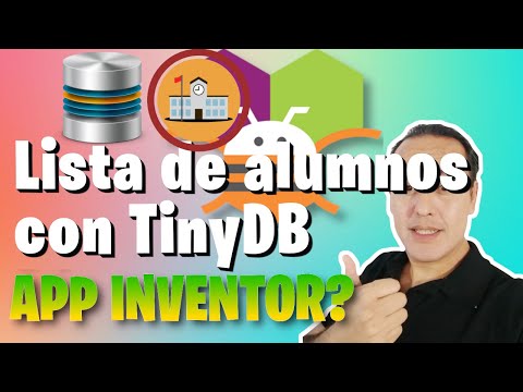 Ejercicio 15.-  Lista de alumnos con TinyDB en Appinventor