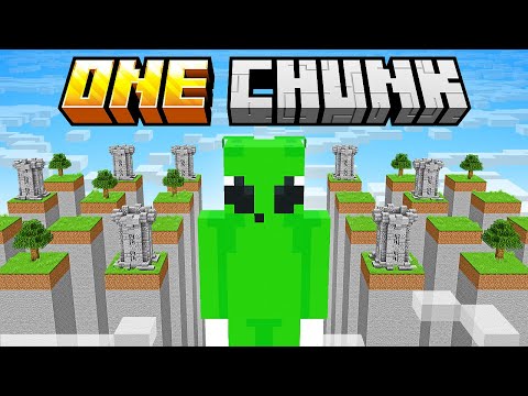 Minecraft But I Escape ONE CHUNK PRISON...