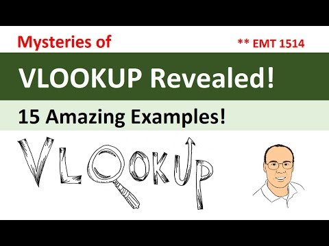 Mysteries of VLOOKUP Function Revealed! 15 Amazing Examples! (Excel Magic Trick 1514)