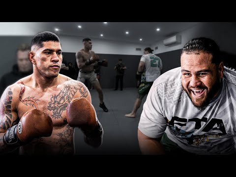 Alex Pereira training with Tai Tuivasa - UFC Heavyweight Fighter