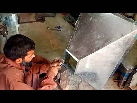 Amazing Technique of Making Kitchen Exhaust Hood (Chimney) From Stainless Steel
